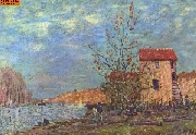 Der Loing bei Moret nach Sisley